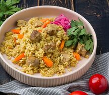 Плов с говядиной