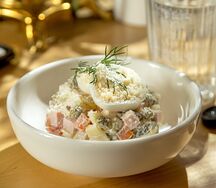 Оливье с курицей