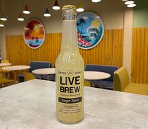Комбуча Live Brew Ginger Punch (Лимон, яблоко, корица, имбирь, чай зеленый)
