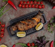 Форель радужная на углях