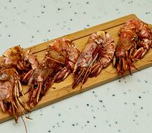 Лангустины на углях