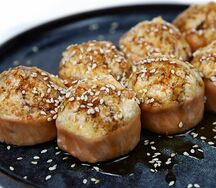 Запеченный ролл Филадельфия delux 8 шт