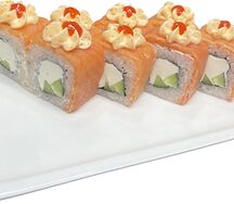 Филадельфия с копченым лососем