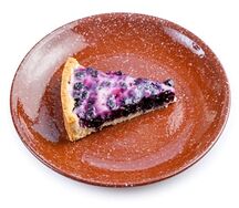 Пирог с черникой