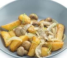 Картофель с грибами