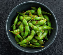 Бобы эдамамэ с тайским соусом
