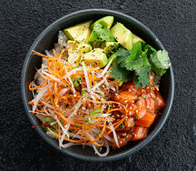 Боул лосось терияки