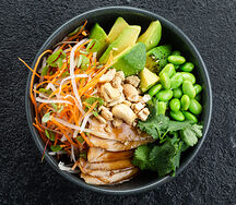 Боул с курицей терияки