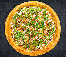 Пицца с говядиной и черным перцем