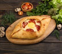 Хачапури с пепперони