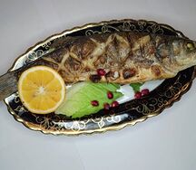 Форель на мангале