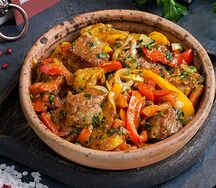 Жаркое с курицей