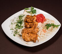 Шашлык из куриного филе