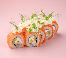 Лосось под шапочкой