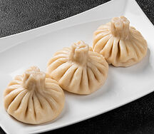 Хинкали с лососем