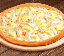 Пицца Гавайская 30 см на тонком тесте