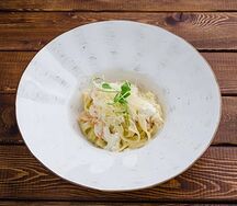 Паста с креветками