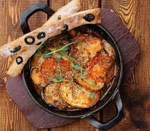 Рататуй с куриной грудкой 