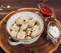 Пельмени с мясом