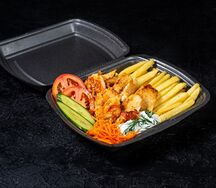 Шаурма в тарелке