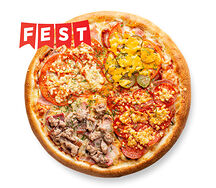 Пицца Великолепная четверка фирменная