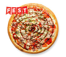 Пицца 2 берега с двойной начинкой