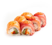 Ролл Карнавал в соусе Чили-ананас