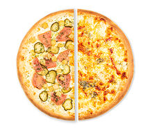 Пицца Фермерская и Четыре сыра