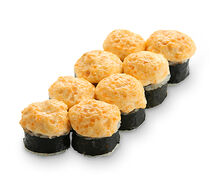 Запеченный ролл с грибами шиитаке