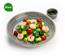 Салат с креветками и авокадо