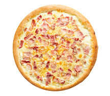 Пицца Карбонара с двойной начинкой