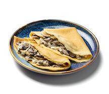 Блины с грибным жульеном