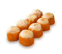 Запеченный ролл с крабом