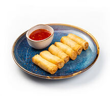 Спринг-ролл с лососем (6 шт.)