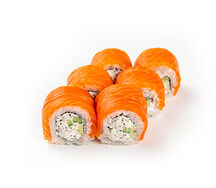 Филадельфия с лососем и чёрным трюфелем