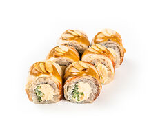 Филадельфия с угрём и соусом Том ям