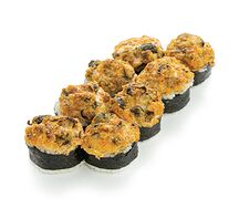 Запеченный ролл с мидиями