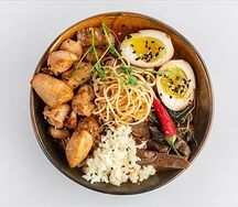 Корейский рамён с курицей