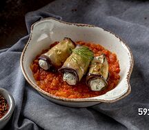 Рулетики из баклажан