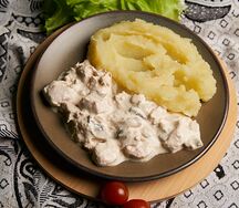 Жюльен с пюре