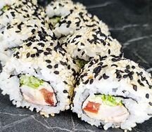 Ролл Цезарь с креветкой