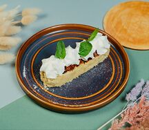 Тарталетка с яблоком и тыквой
