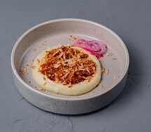 Рваная свинина с пюре