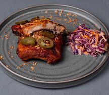 Ребра в соусе BBQ