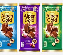 Шоколад Alpen Gold