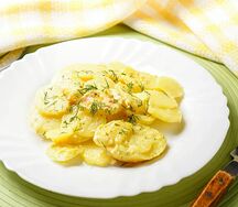 Картофель, запеченный с сыром