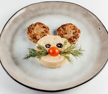 Куриные котлетки с картофельным пюре