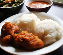 Nshima & Chicken