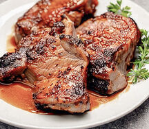 Braiied pork chops