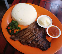 T-bone & nshima